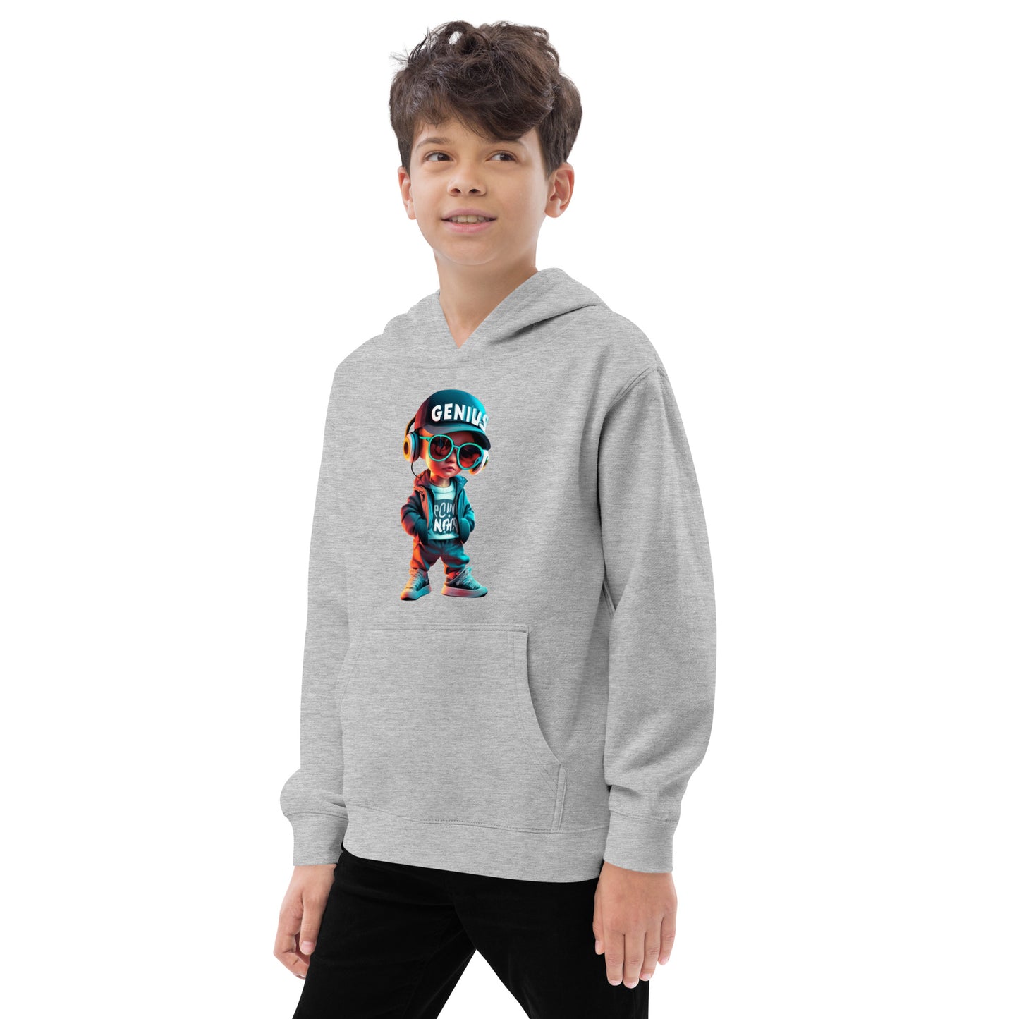 Que49 Kids fleece hoodie