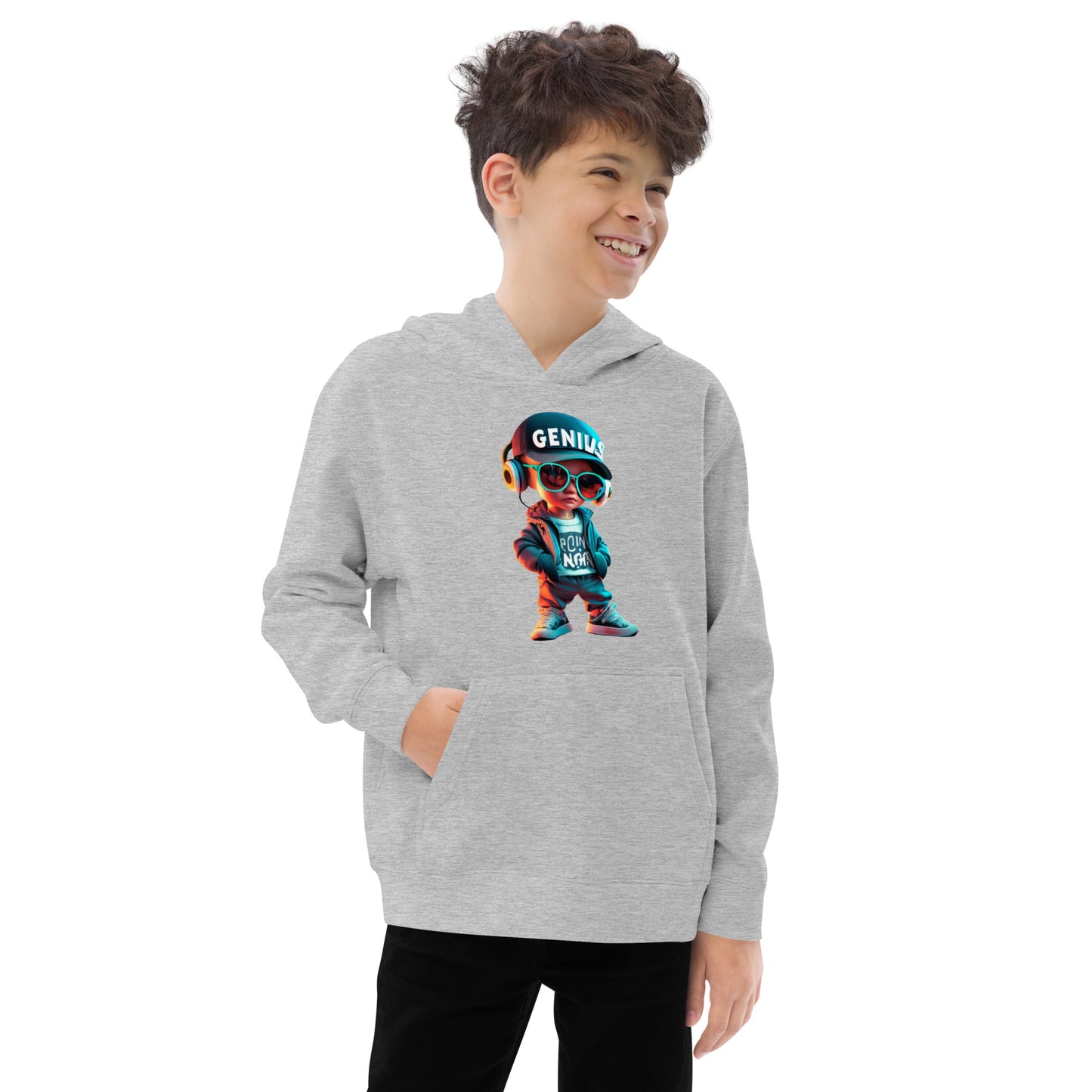 Que49 Kids fleece hoodie