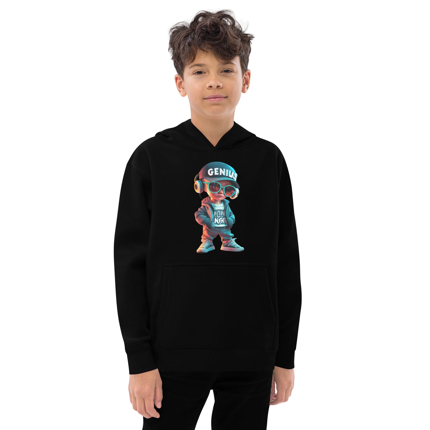 Que49 Kids fleece hoodie