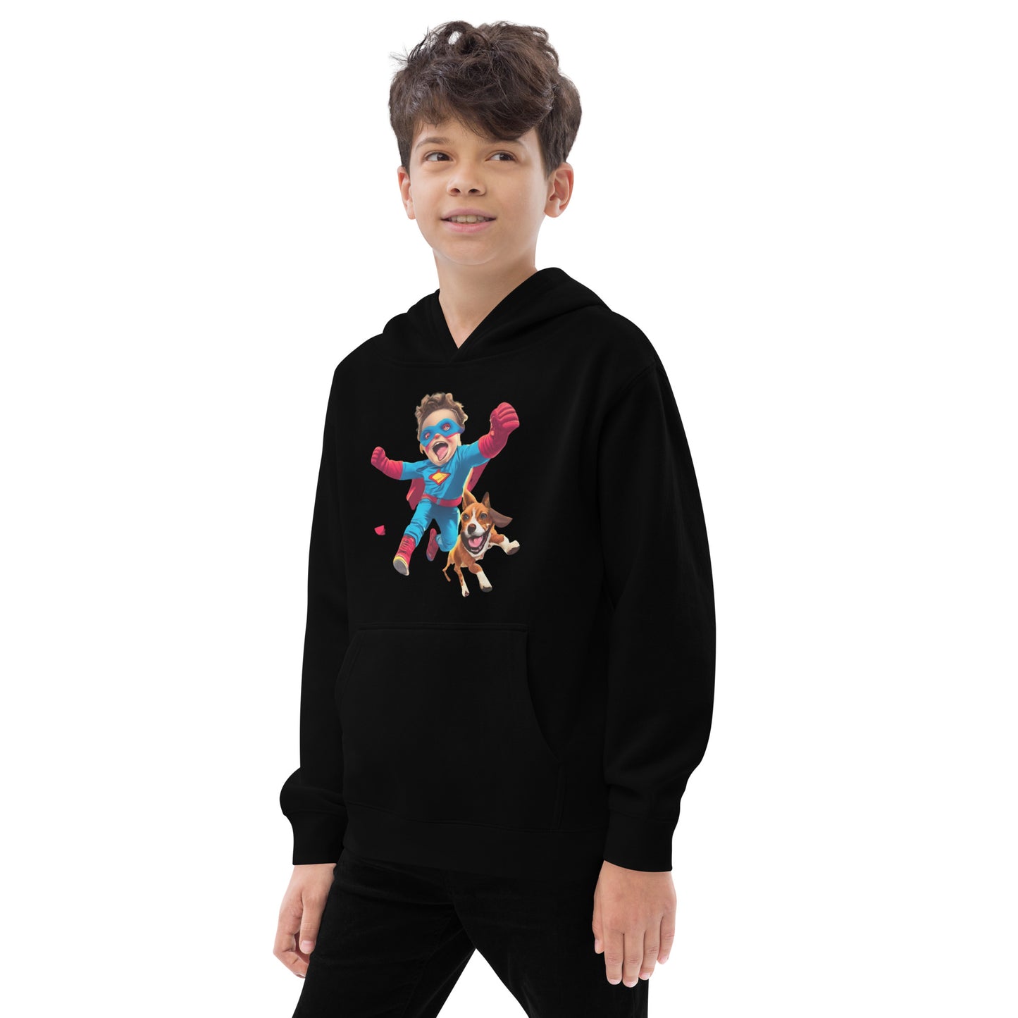 Que49 Kids fleece hoodie