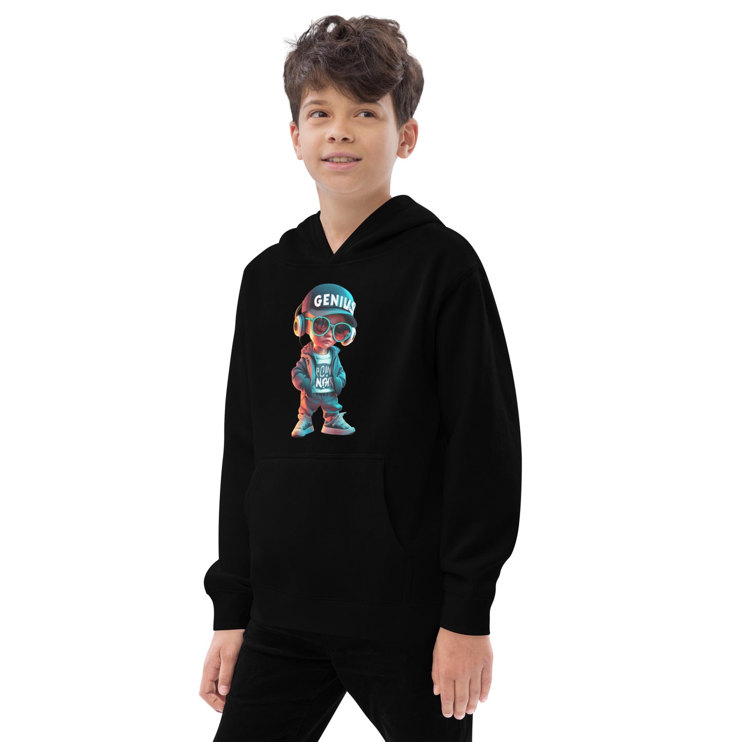 Que49 Kids fleece hoodie