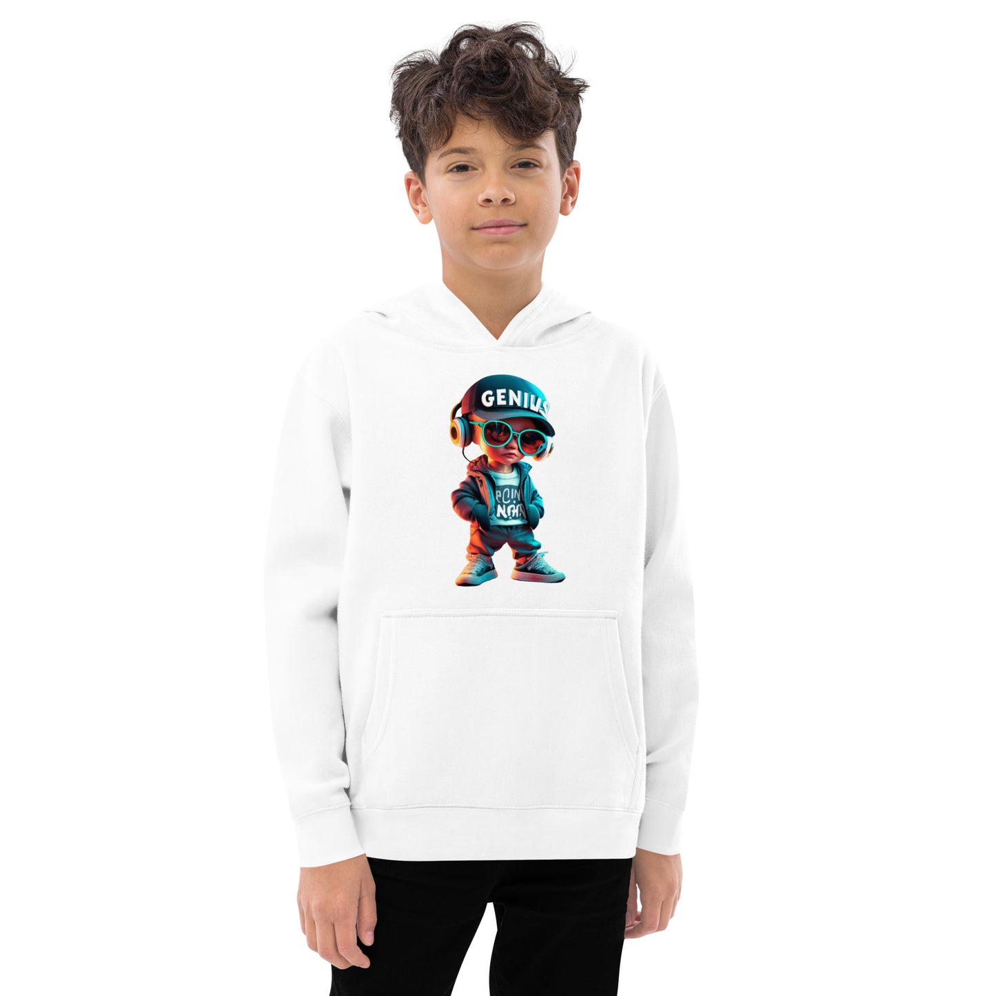 Que49 Kids fleece hoodie