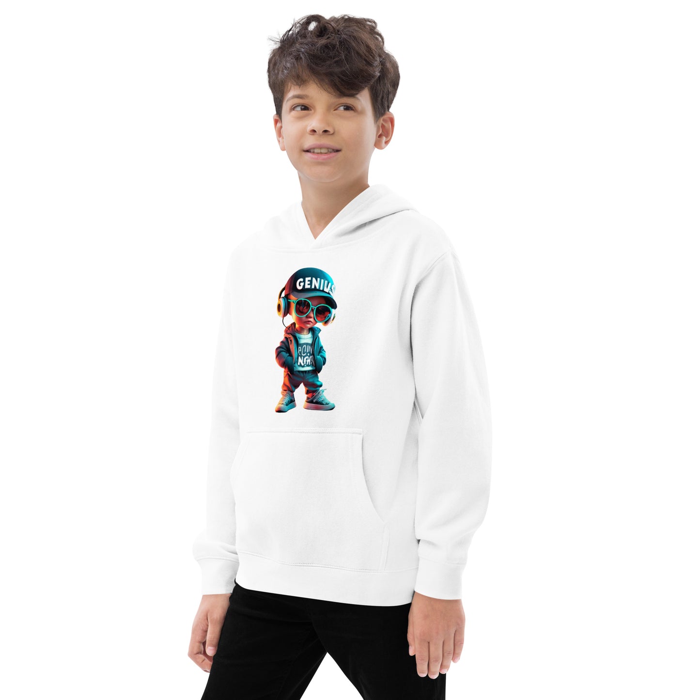 Que49 Kids fleece hoodie