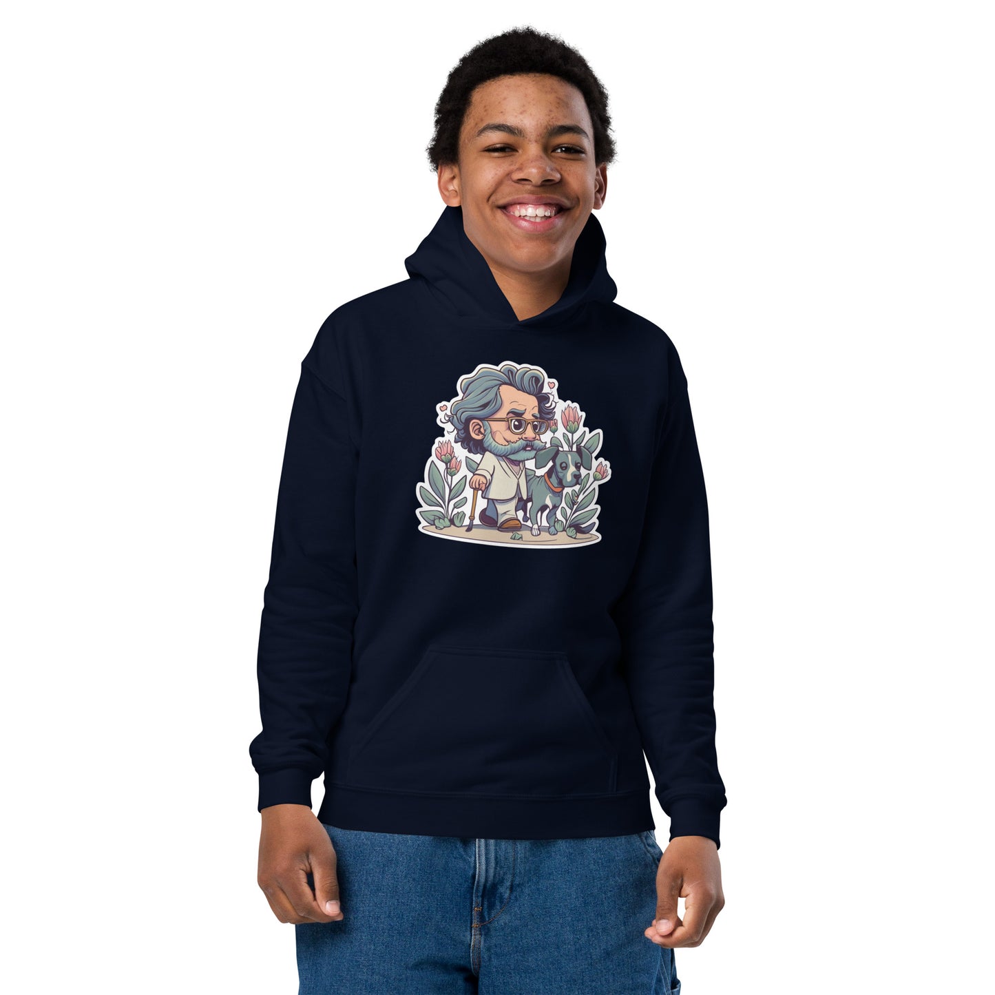 Que49 Youth heavy blend hoodie