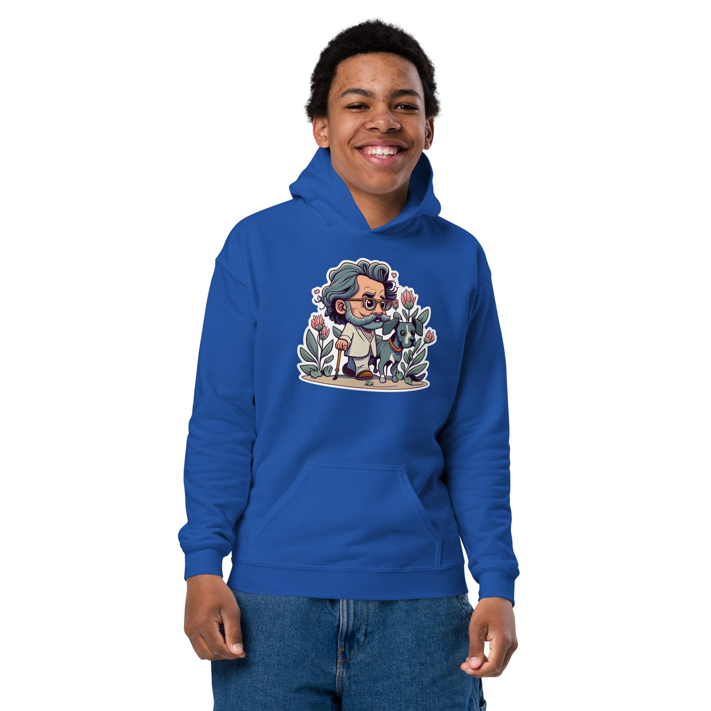 Que49 Youth heavy blend hoodie