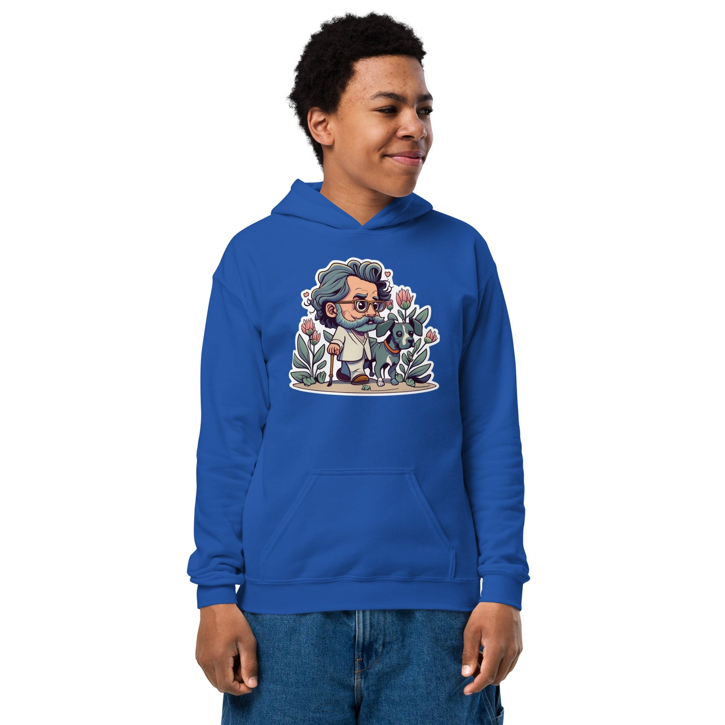 Que49 Youth heavy blend hoodie