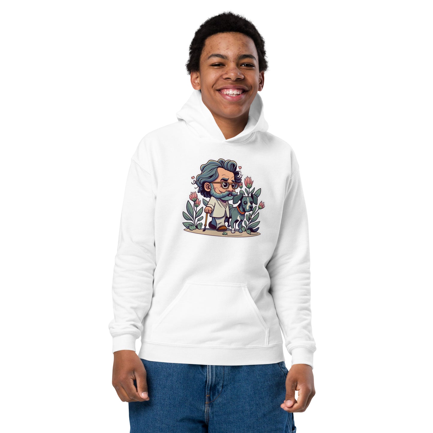 Que49 Youth heavy blend hoodie