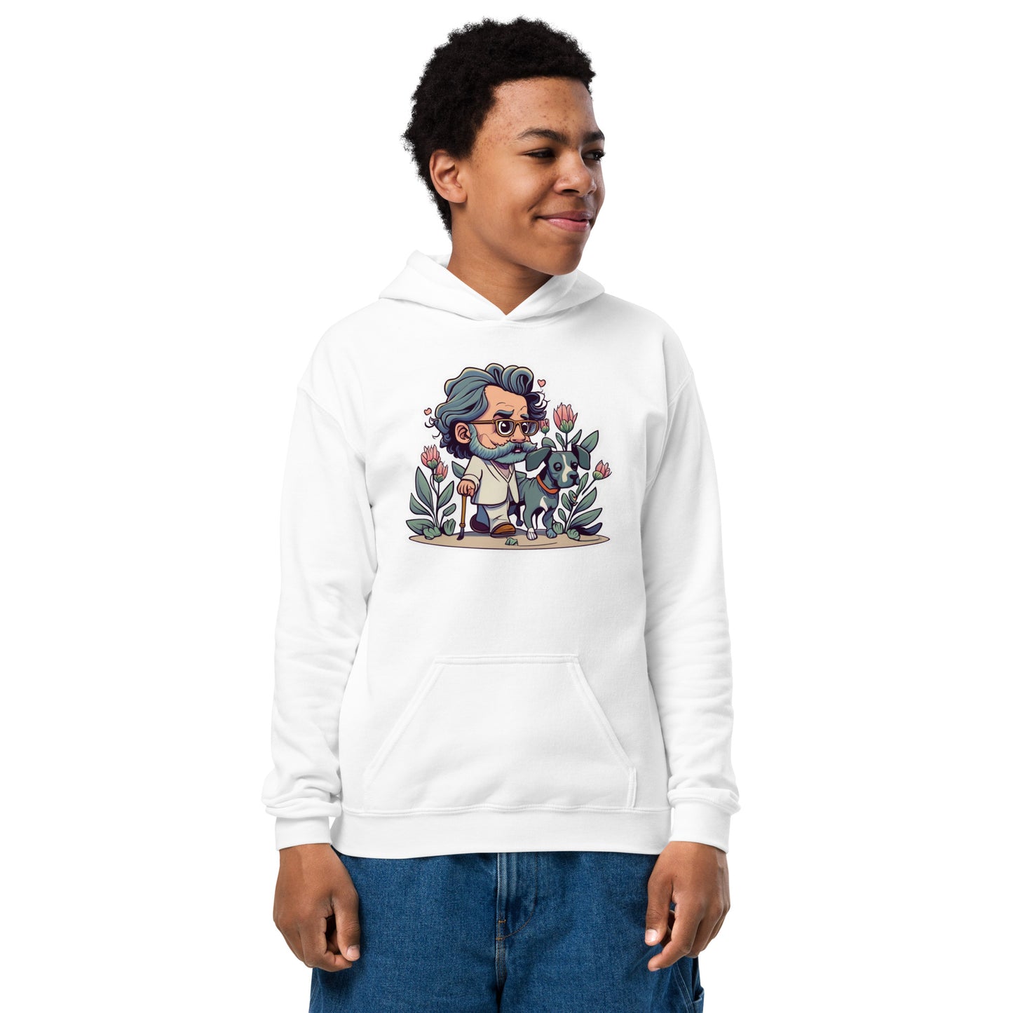 Que49 Youth heavy blend hoodie