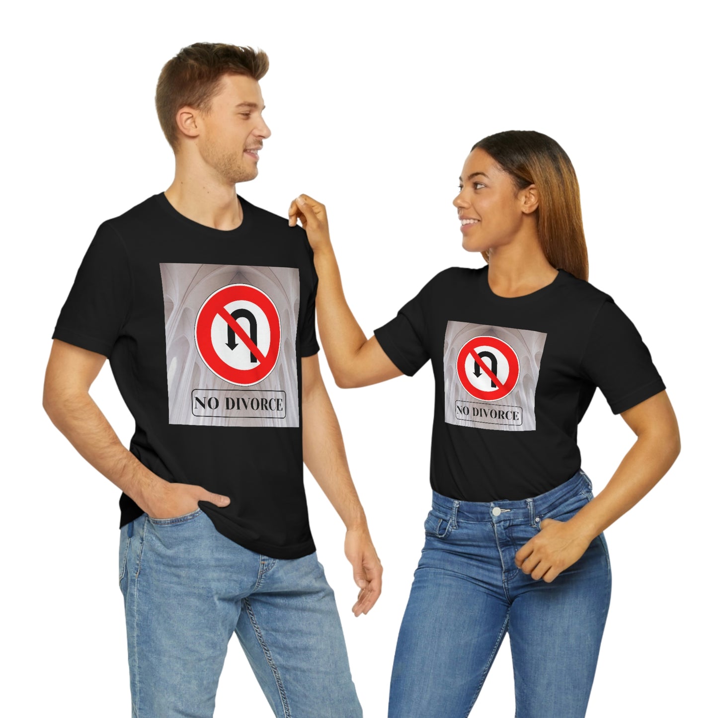 Que 49 Dynasty No Divorce Unisex Jersey Short Sleeve Tee